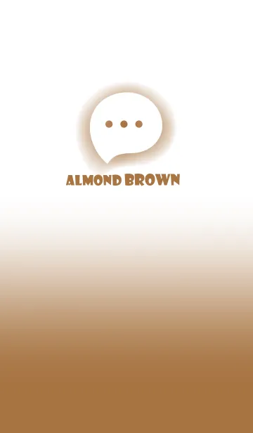 [LINE着せ替え] Almond Brown In White Theme (JP)の画像1