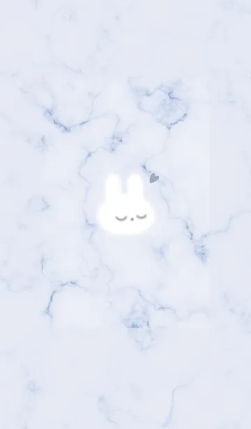 [LINE着せ替え] シンプルうさぎマーブル♥ウィスタリア07_1の画像1