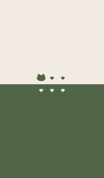 [LINE着せ替え] ねことハート(dusty colors:04).の画像1