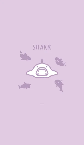 [LINE着せ替え] 紫 : sharkの画像1