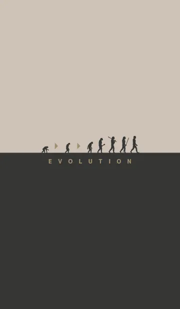 [LINE着せ替え] EVOLUTION - 茶/黒の画像1