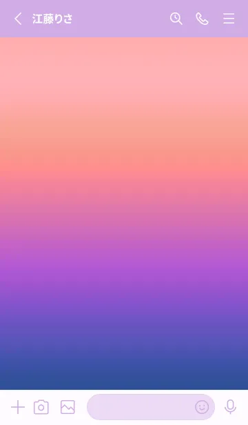 [LINE着せ替え] シンプル グラデーション _12の画像3