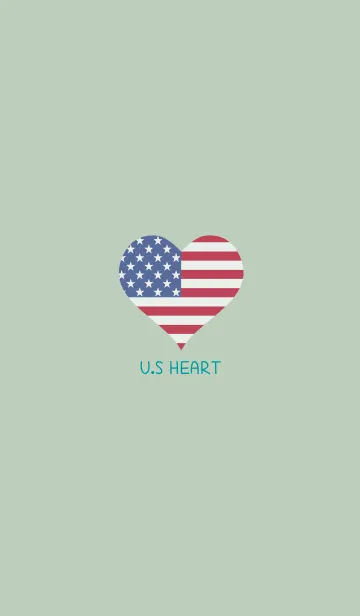 [LINE着せ替え] U.S. heart flag Them 21の画像1