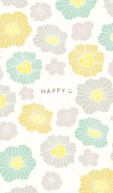 [LINE着せ替え] 北欧風 かわいいお花24の画像1