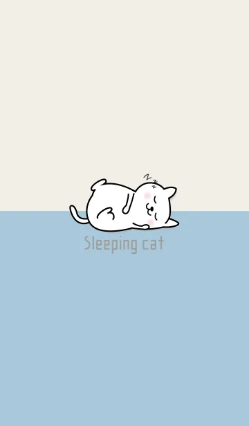 [LINE着せ替え] I am a Sleeping cat 20の画像1