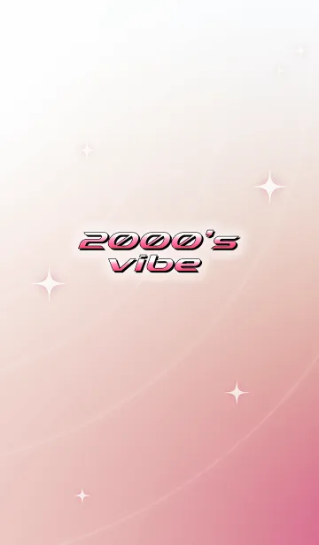 [LINE着せ替え] 2000's vibe(Pink)の画像1