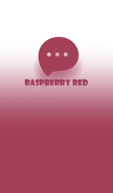 [LINE着せ替え] Raspberry Red & White Theme V.2 (JP)の画像1