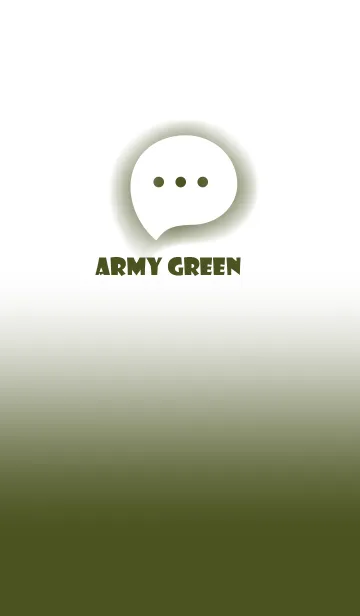 [LINE着せ替え] Army Green  In White Theme (JP)の画像1