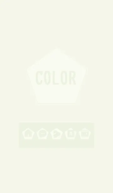 [LINE着せ替え] green color I13の画像1