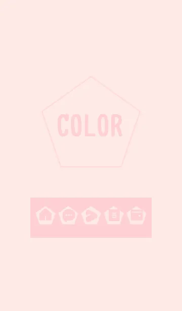 [LINE着せ替え] pink color I07の画像1