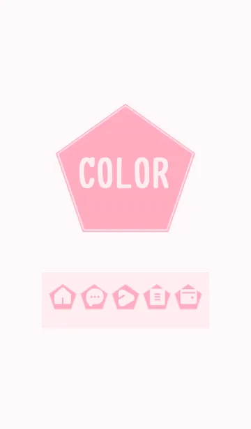 [LINE着せ替え] pink color I09の画像1