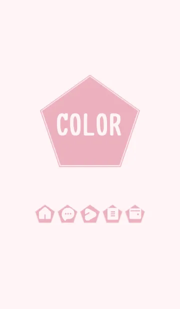 [LINE着せ替え] pink color I10の画像1