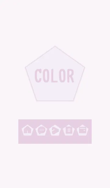 [LINE着せ替え] purple color I08の画像1