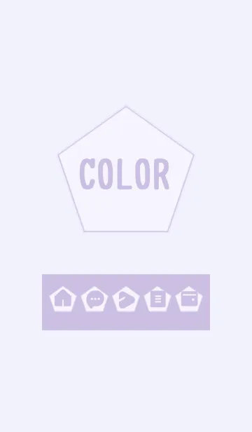 [LINE着せ替え] purple color I09の画像1