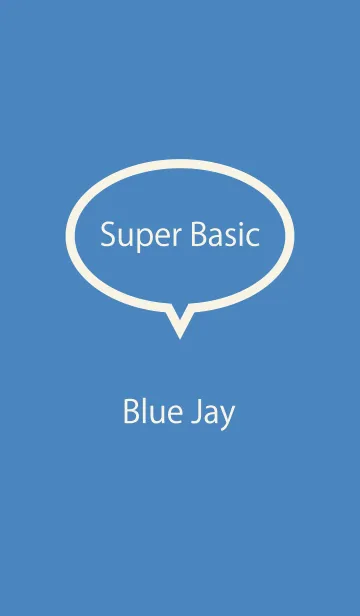 [LINE着せ替え] Super Basic Blue Jayの画像1