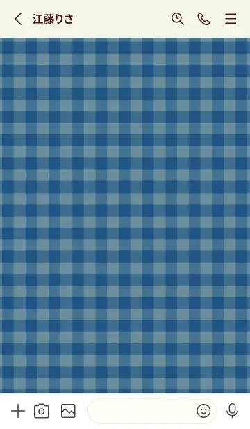 [LINE着せ替え] ザ ハート チェック 285の画像3