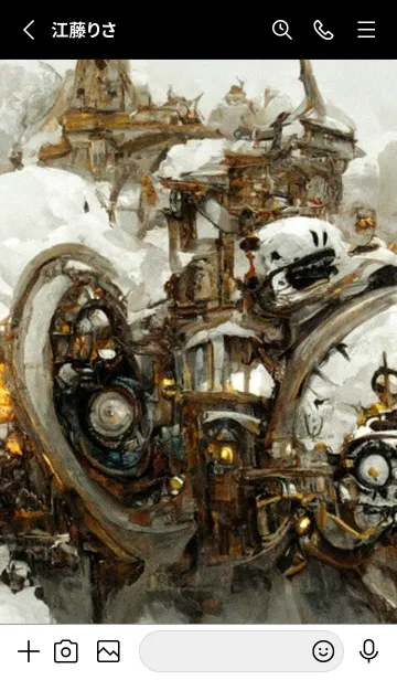 [LINE着せ替え] 蒸気の街「Miou」。の画像3