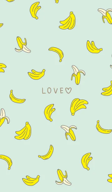 [LINE着せ替え] バナナ柄20の画像1