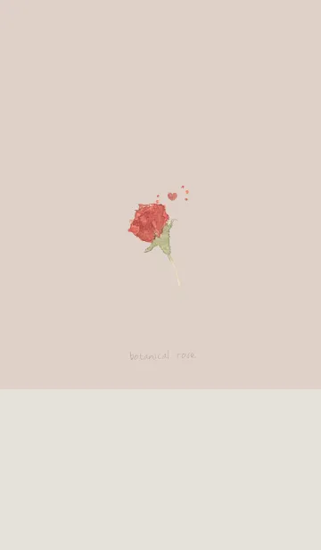 [LINE着せ替え] botanical rose -simple-の画像1