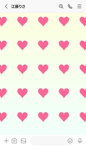 [LINE着せ替え] パステルイエロー❤︎アズール/TKCJの画像3