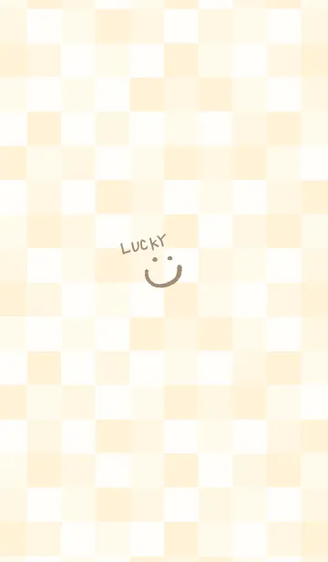 [LINE着せ替え] 白色モザイク オレンジ5の画像1