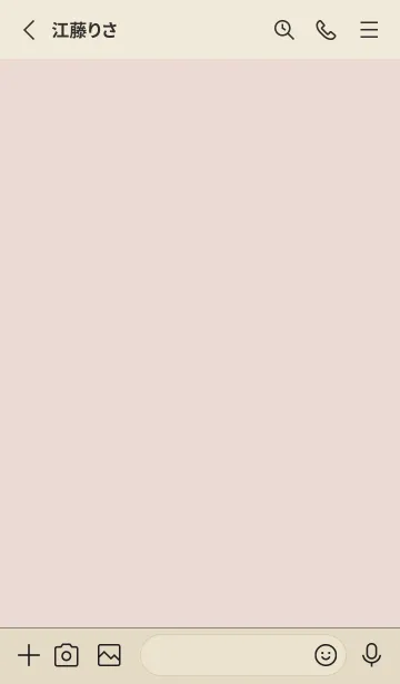 [LINE着せ替え] Simple life design -light color beige-の画像3