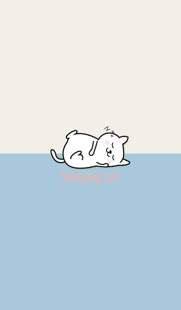 [LINE着せ替え] I am a Sleeping cat 21の画像1