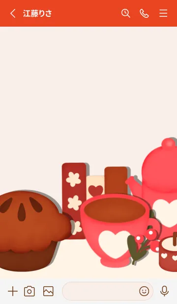 [LINE着せ替え] Be my sweet pie 3の画像3