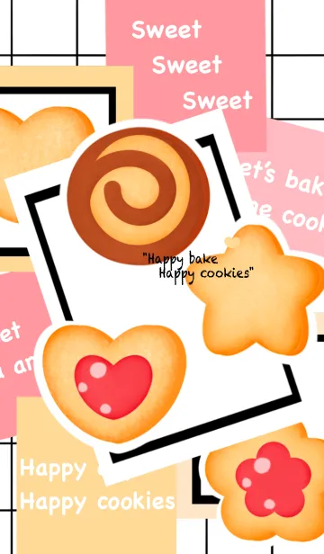[LINE着せ替え] Yummy sweet cookies 3の画像1