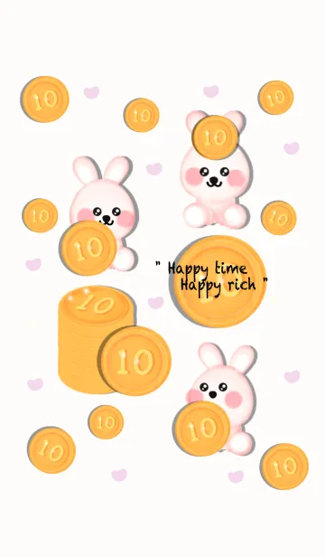 [LINE着せ替え] Baby bunny rich 3の画像1