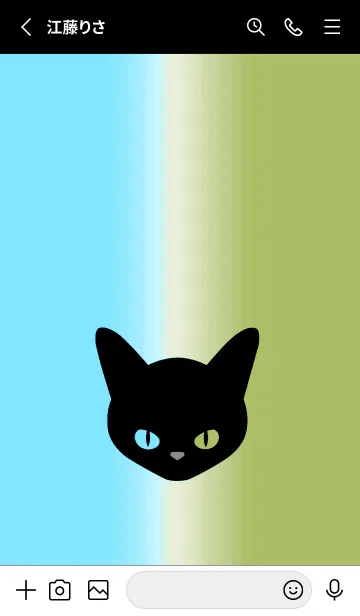 [LINE着せ替え] ブラック キャット 67の画像3