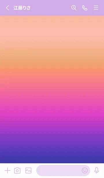 [LINE着せ替え] シンプル グラデーション _13の画像3