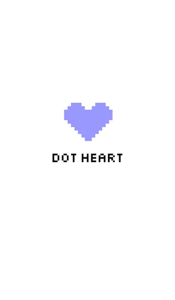 [LINE着せ替え] シンプル ドット ハート 044の画像1