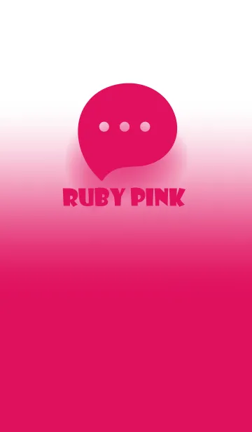 [LINE着せ替え] Ruby Pink & White Theme V.2 (JP)の画像1