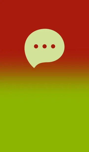 [LINE着せ替え] Apple Red &  Apple Green Theme V3 (JP)の画像1