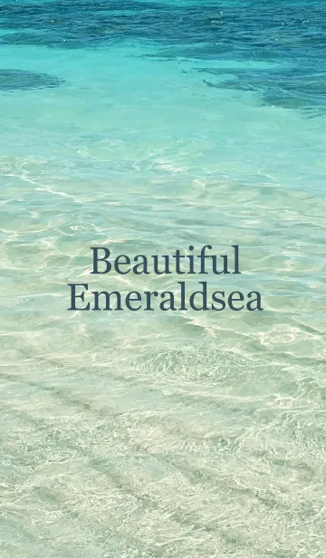 [LINE着せ替え] Beautiful Emeraldsea-MEKYM 32の画像1