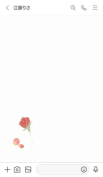 [LINE着せ替え] Simple adult rose designの画像3