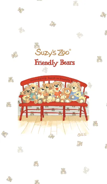 [LINE着せ替え] スージー・ズー Friendly Bearsの画像1