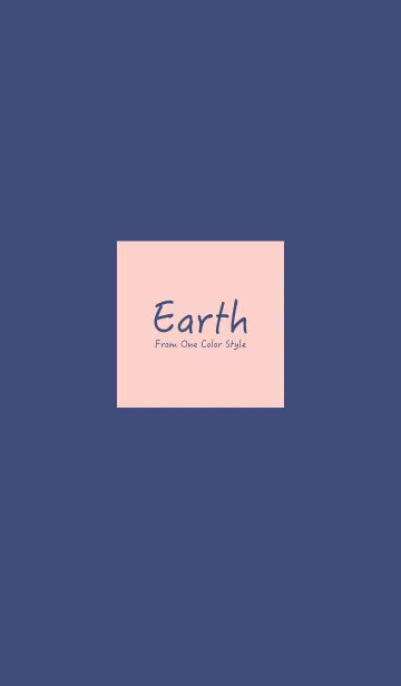 [LINE着せ替え] Earth ／ ミルキーネイビーピンクの画像1