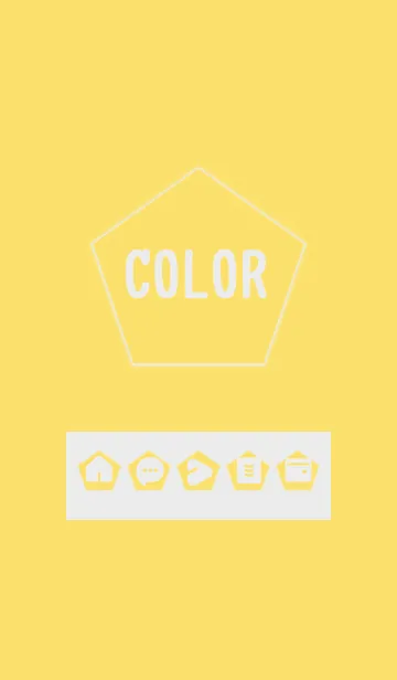 [LINE着せ替え] yellow color I06の画像1