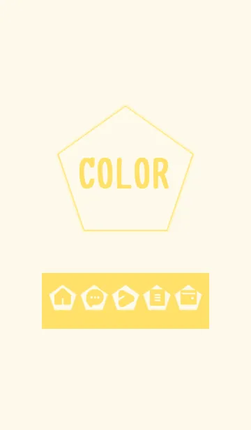 [LINE着せ替え] yellow color I09の画像1