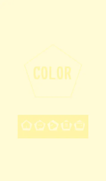 [LINE着せ替え] yellow color I10の画像1