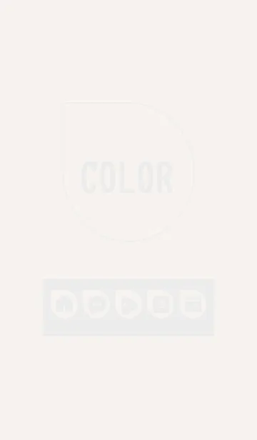 [LINE着せ替え] beige color J06の画像1