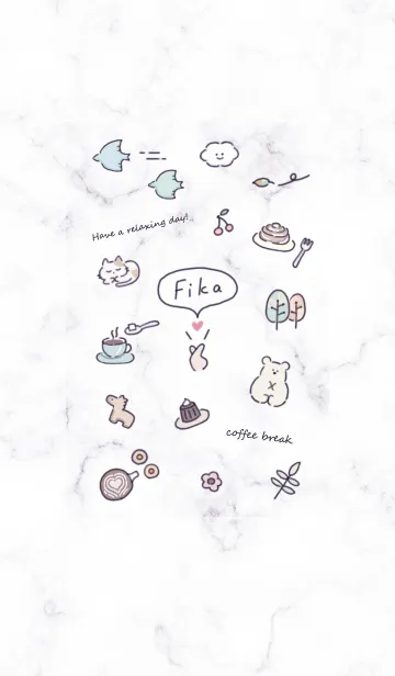 [LINE着せ替え] アイコンとマーブル♥ウィスタリア08_1の画像1