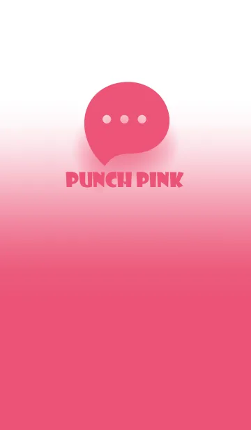 [LINE着せ替え] Punch Pink & White Theme V.2 (JP)の画像1