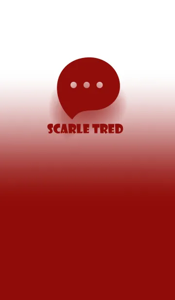 [LINE着せ替え] Scarlet Red & White Theme V.2 (JP)の画像1