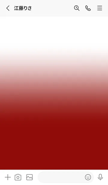 [LINE着せ替え] Scarlet Red & White Theme V.2 (JP)の画像3