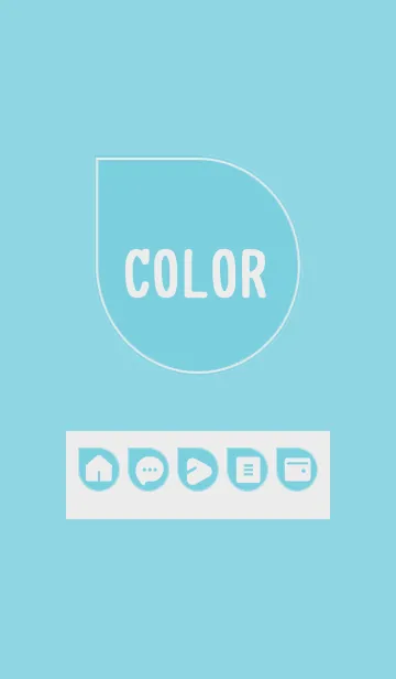 [LINE着せ替え] green color J16の画像1