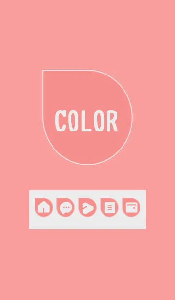 [LINE着せ替え] red color J06の画像1