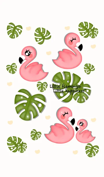 [LINE着せ替え] Sweet flamingo 6の画像1